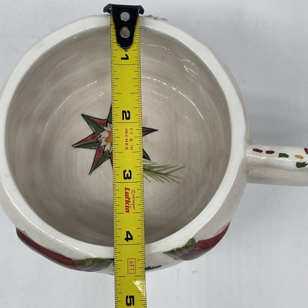 Jingle Bell Snowman Tracy Porter Let’s Hang Mistletoe 3 Pc Teapot & Mug Gift - Picture 9 of 14